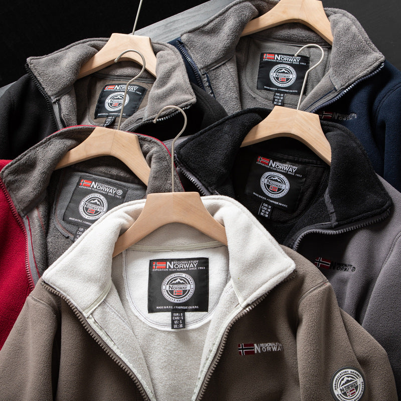 Norway - Winter Men Fleece Jacket