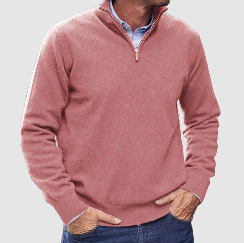 Men's Zipper Basic Sweater
